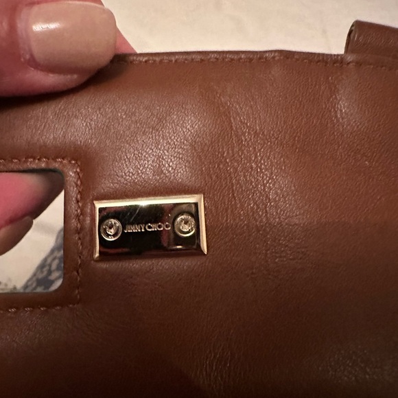 Jimmy Choo Python Embossed Clutch - Picture 6 of 6